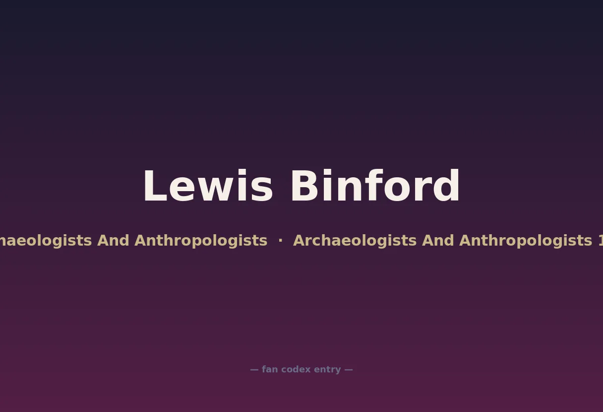 Lewis Binford