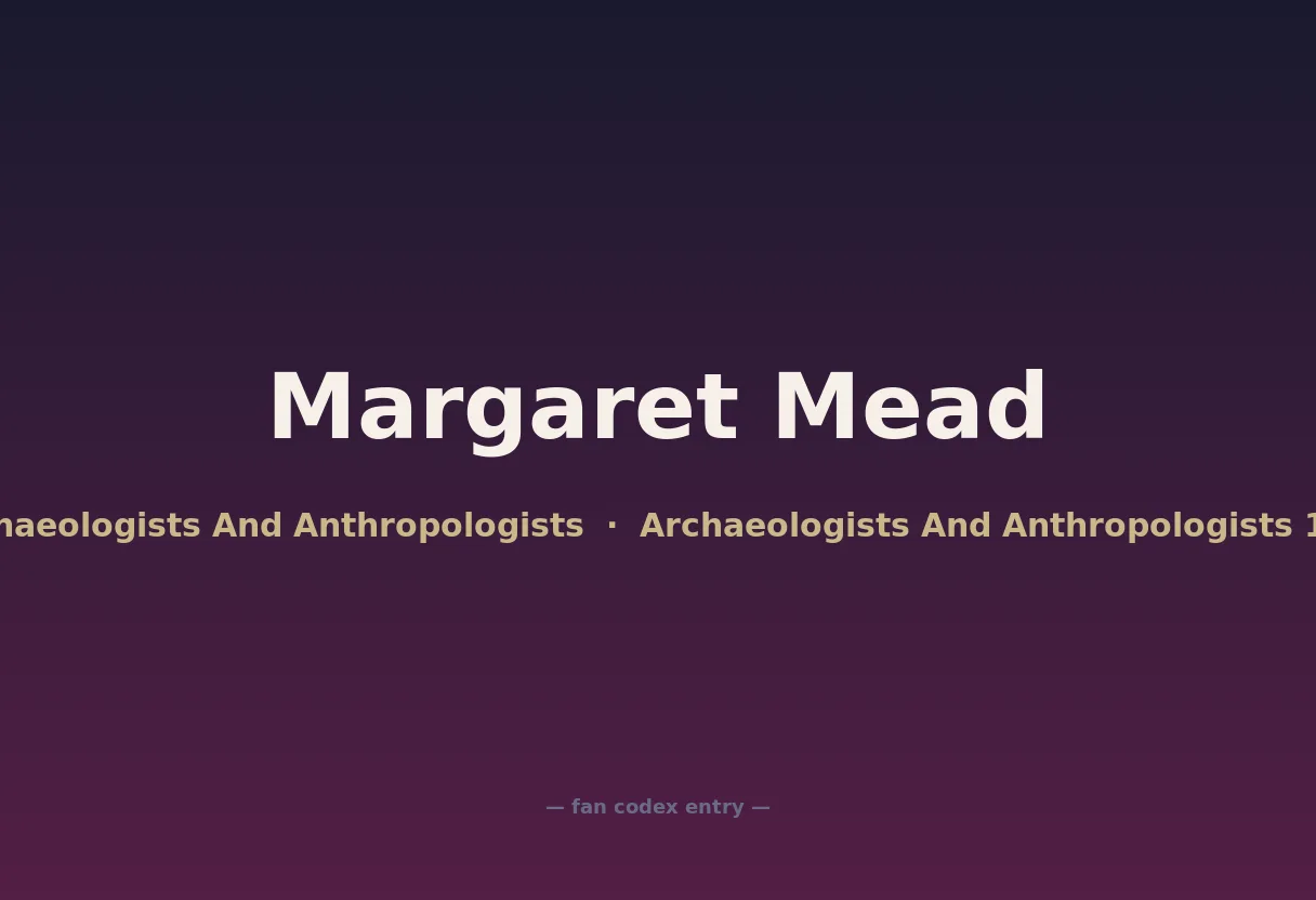 Margaret Mead