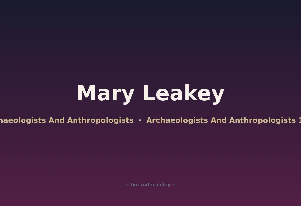 Mary Leakey