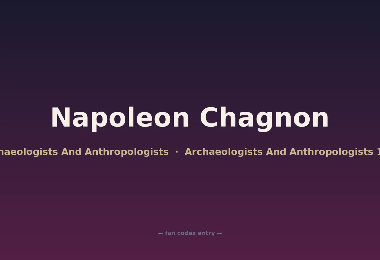 Napoleon Chagnon