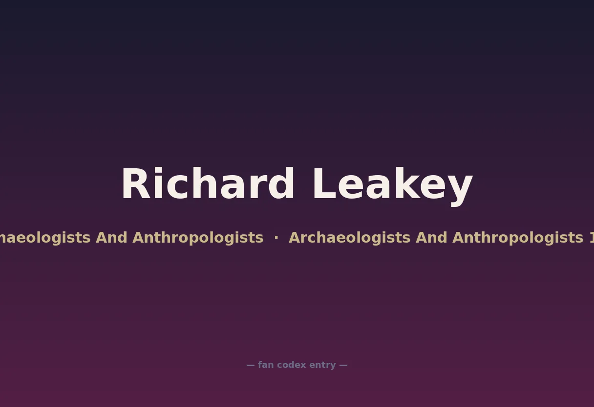 Richard Leakey